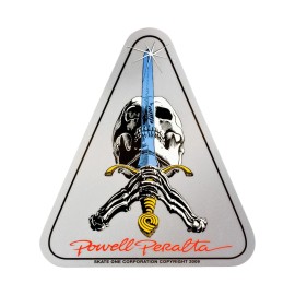 Skate One Powell-Peralta Classic Skull & Sword Sticker