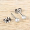 Flongo Stud Earrings, 12 Pieces 3 - 8 mm Stainless