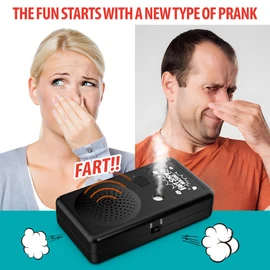Joywhiz Fart Machine with Remote, Remote Controll Fart Spray Machine with 20 Realistic Sounds,Fart Spray Prank Toy, Pranks Jokes Gag Gift for Kids Adults