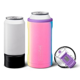 Blue Mate Trio Vacuum Insulated Tumbler with Lid, Rainbow, 11.8 fl oz (350 ml) Cans and 16.9 fl oz (500 ml) Cans Can Keep Cold or Cold as it is, Favorite by the influencer "Chanjiro and Couple"!