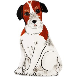 Rescue Me Now Pavilion Gift, Jack Russell Vase, 7-1/2-Inch Tall