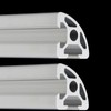 Kwweeoo 2020 Aluminum Extrusion Arc Round Corner T Slot 1200mm