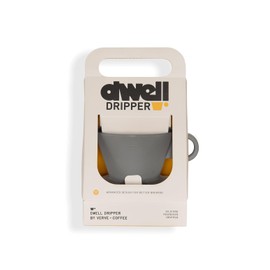 Verve Dwell Dripper Pour Over Coffee Maker Set, Non-Electric Coffee Dripper, Manual Brew Maker (Grey)