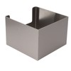 Stainless Steel Tissue Box Square Tissue Holder Large Opening Napkin