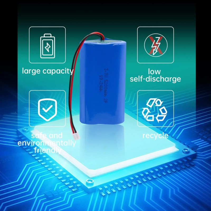 Qimoo 3.7V 5200mah-19.24W