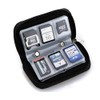 Drhob 1pcs Memory Card Storage Carrying Pouch Case Holder Wallet For CF/SD/SDHC/MS/DS