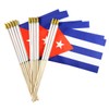 Newperlite Cuba Stick Flag Cuban Small Mini Hand Held Flags