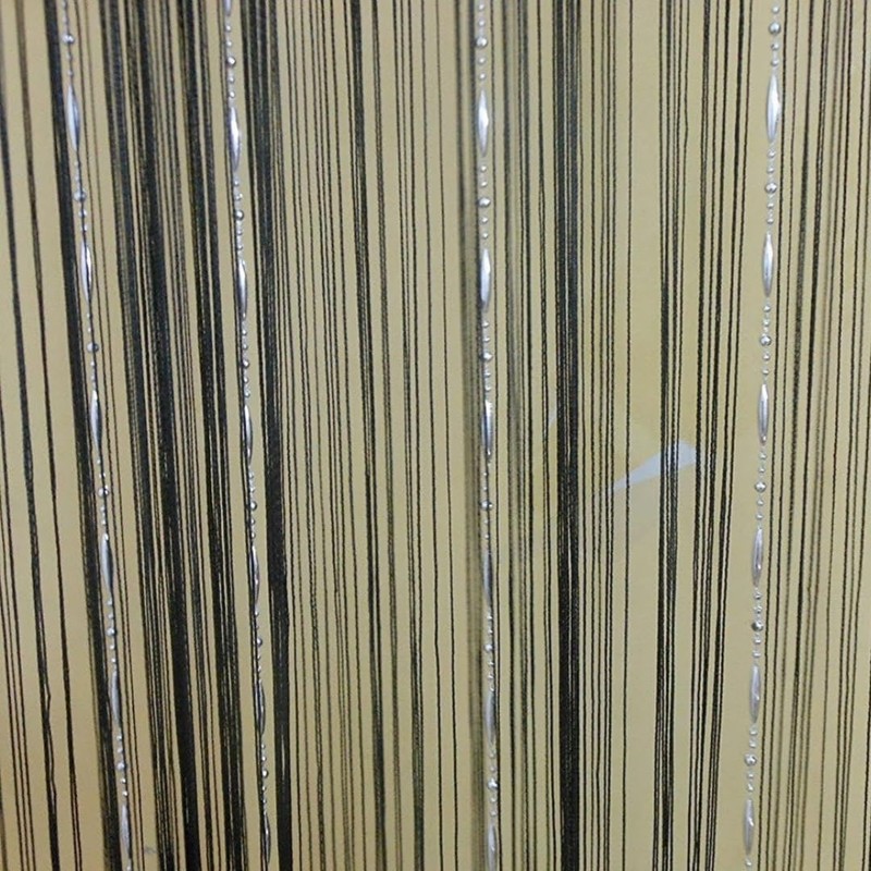 Zomanon 1m x2m Beaded String Curtain With Rod Processing Window