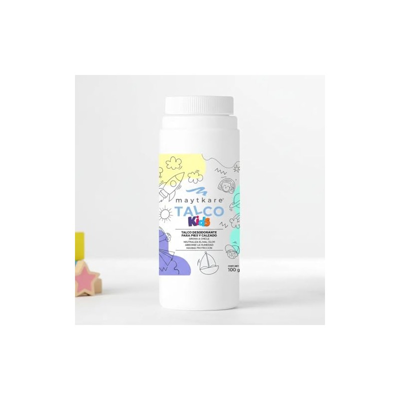 Talco Desodorante para Pies y Calzado Kids Aroma a Chicle