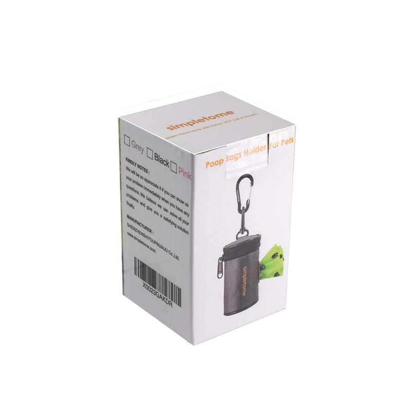 simpletome Dog Waste Bag Dispenser for Leash Belt Waterproof 1680D