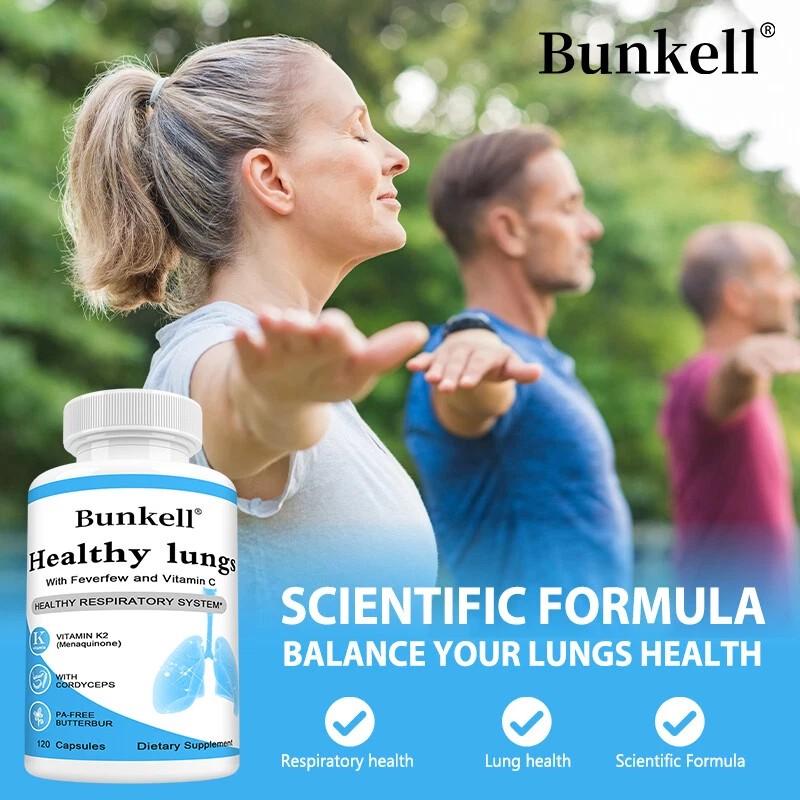 Cleanse Detox Support Clear Lungs Supplement 120 Capsules Balance Body