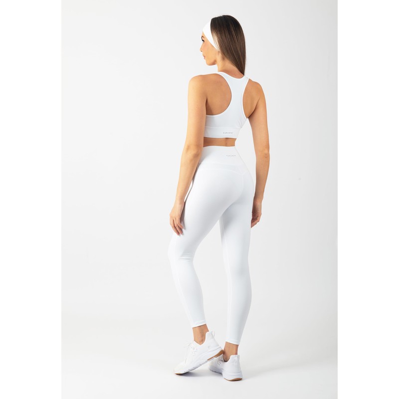 Carlheim Women's Serenita Active Collection X-Back Sports Bra, White