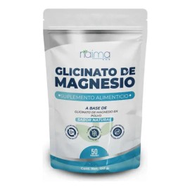 Glicinato de Magnesio en Polvo Sin Sabor Naíma Vegano Sin Gluten 150g                                                                                 