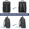 GOTECH Rolling Backpack Waterproof Commuter Backpack with Wheels for Business,