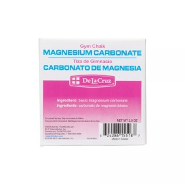 De La Cruz Pure Gym Chalk  / Magnesium Carbonate (Carbonato de Magnesio) 2 OZ.