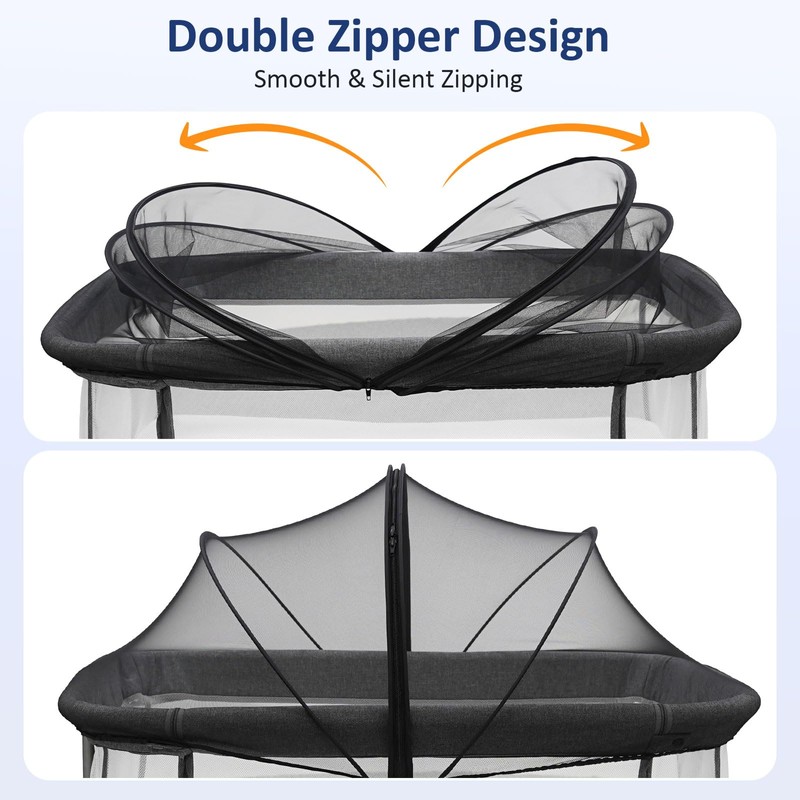 Bassinet Mosquito Net Cover to Keep Cats & Bugs Out