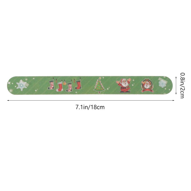 Luxshiny Nail Files Christmas Files Cute Emery Board Manicure Care