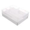 Ciieeo 2pcs Transparent Drawer Organizers Multi-function Storage Boxes for Home