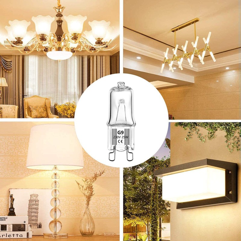 BXXKXMC Halogen-Oven-Lamp/Special Oven / G9-Socket/dimmable / 25 Watt/warmwhite - 2700k