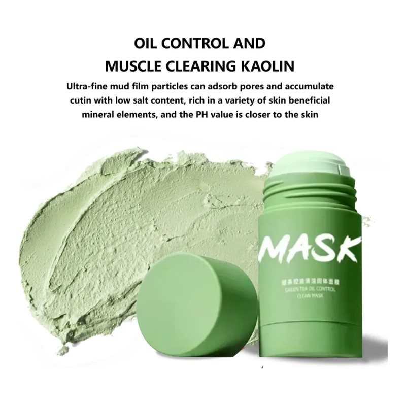 Mascarilla Facial Sólida Kalogie, Película De Barro, En Barr