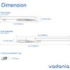 VADANIA 12" Undermount Drawer Slide, Soft Close, Bottom Mounted &