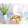 PQZKLDP 12Packs 6x6x5 Inch Bento Cake Box - 6 inch