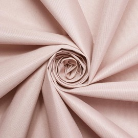 Extra Wide Waterproof Blackout Curtain Lining Fabric – Thermal Insulated Polyurethane TPU Coated Polyester for Drapes, Table Covers & Décor (Blush, 1 Yard)