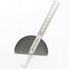 Multifunctional Stainless Steel Ruler with 180 Degree Angle 10cm Measuring