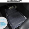 ZONETECH All Weather Full Rubber Clear Car Interior Floor Mats