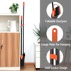 Broom and Dustpan Set for Home, JEHONN Long Handle Lightweight