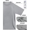 NIASHOT Summer Workout Shirts for Men Quick Dry Tee Shirts
