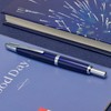 Wikult Jinhao 10 Press Fountain Pen with Box, Dark Blue