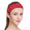 Vovii Women's Printed Football Wide Headband Sporty Elastic Hair Band