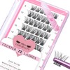 Cluster Eyelashes, Pack of 72 Individual Eyelashes, Eyelash Clusters, DIY