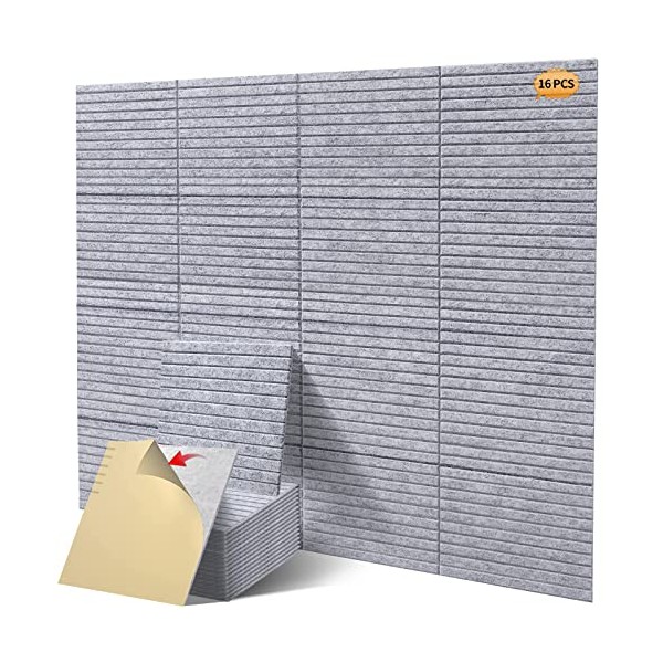HIJIRH 16 Pcs Pro Grade Soundproof Wall Panels,Acoustic Panels,Premium Sound