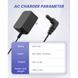 DINTYOU Replacement Charger for Black and Decker 90602522-01 N561340 HHVJ315JD10 HHVJ315JMF71 HHVK320J10 HHVK320JZ01 HHVK320J61 Power Supply Cord Adapter