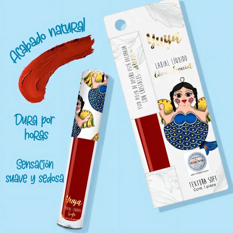 Labial Líquido Paraíso Mate Larga Duración 3g Yuya