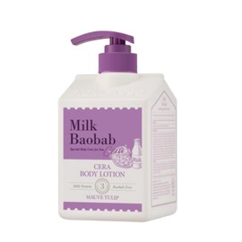 Milk Baobab Cera Body Lotion Mauve Tulip 600ml Dry Skin Care Flower Fragrance Floral Soothing / 밀크바오밥 세라 바디로션 모브튤립 600ml 건조 피부케어 꽃향기 플로럴 진정