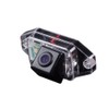 Reversing camera, vehicle-specific camera, inconspicuously integrated into the license plate