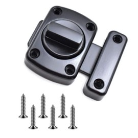 Rotate Bolt Latch Gate Latches Safety Door Lock,Cabinet Furniture,Windows, Bathroom Toilet Door Latch, for Balcony Window Furniture Pet Gate, Antique Lock Gate Latches Wine Cabinet Closet Door Latches