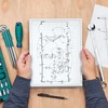 Graph Paper Pad for Blueprint Drawings, Drafting, Engineering Drawing, and