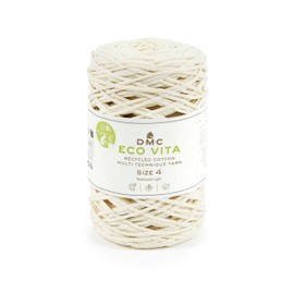DMC - Eco Vita 4 | Recycled Cotton Yarn - Plant Label | 250g - 200m - 12 Colours