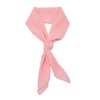 Lastclream Chiffon Square Neck Scarves for Women Handkerchief Retro Satin