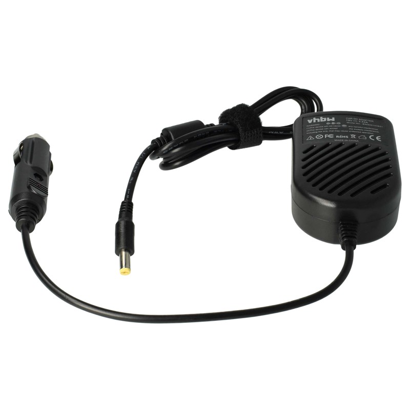 vhbw Car Charger Compatible with Acer Extensa 3000, 4100, 5235,