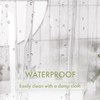 AmazerBath Extra Long Shower Curtain Liner, Clear, 84 Inches Long,