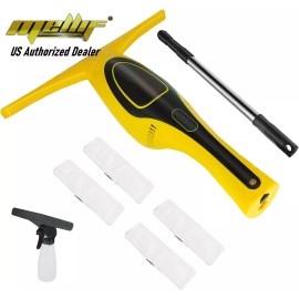 Mellif Window Vacuum Squeegee Cordless Rechargeable  36"-61" Telescopic Pole