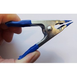 OCW Six 4 inch Metal Clamps Clips for DIY, Woodwork, Hobby and Household