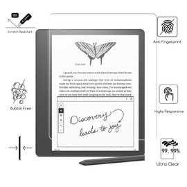 KEANBOLL 2 Pack Tempered Glass Screen Protector Designed for Kindle Scribe 10.2 inch (2024-2022 Release) Ultra Clear 9H Hardness， Scratch Resistant, Case Friendly