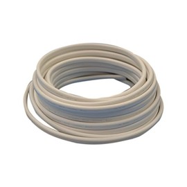 ESNET VCTFK1.25-10MW-S Vinyl Cab Tire Oval Cord White 32.8 ft (10 m)