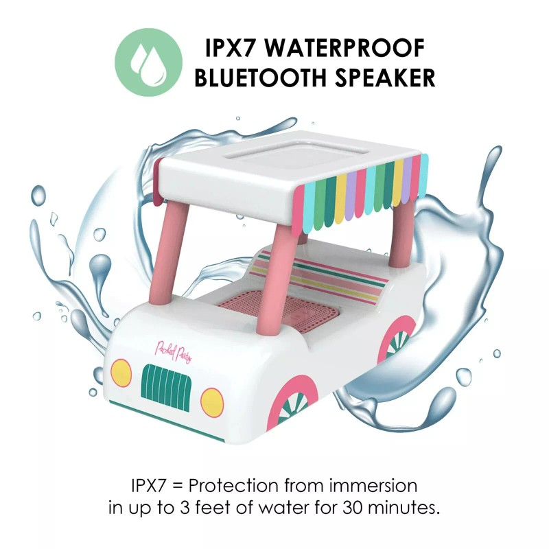Packed Party 2-Pk Inflatable "Party Car" IPX7 Waterprof Pool Bluetooth